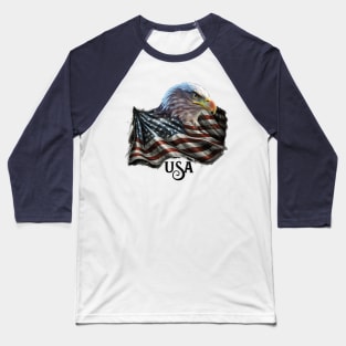 Eagle Flag with USA Baseball T-Shirt